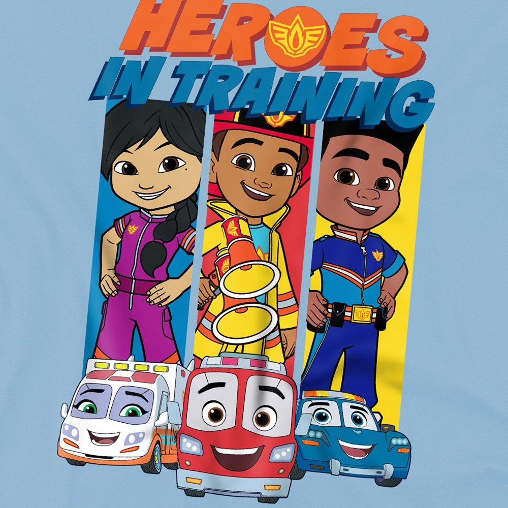 Light Blue - Disney - Firebuds Heroes In Training Kids T-Shirt Light Bl - 2