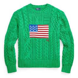 Polo Ralph Lauren Aran Flag Knit Jumper