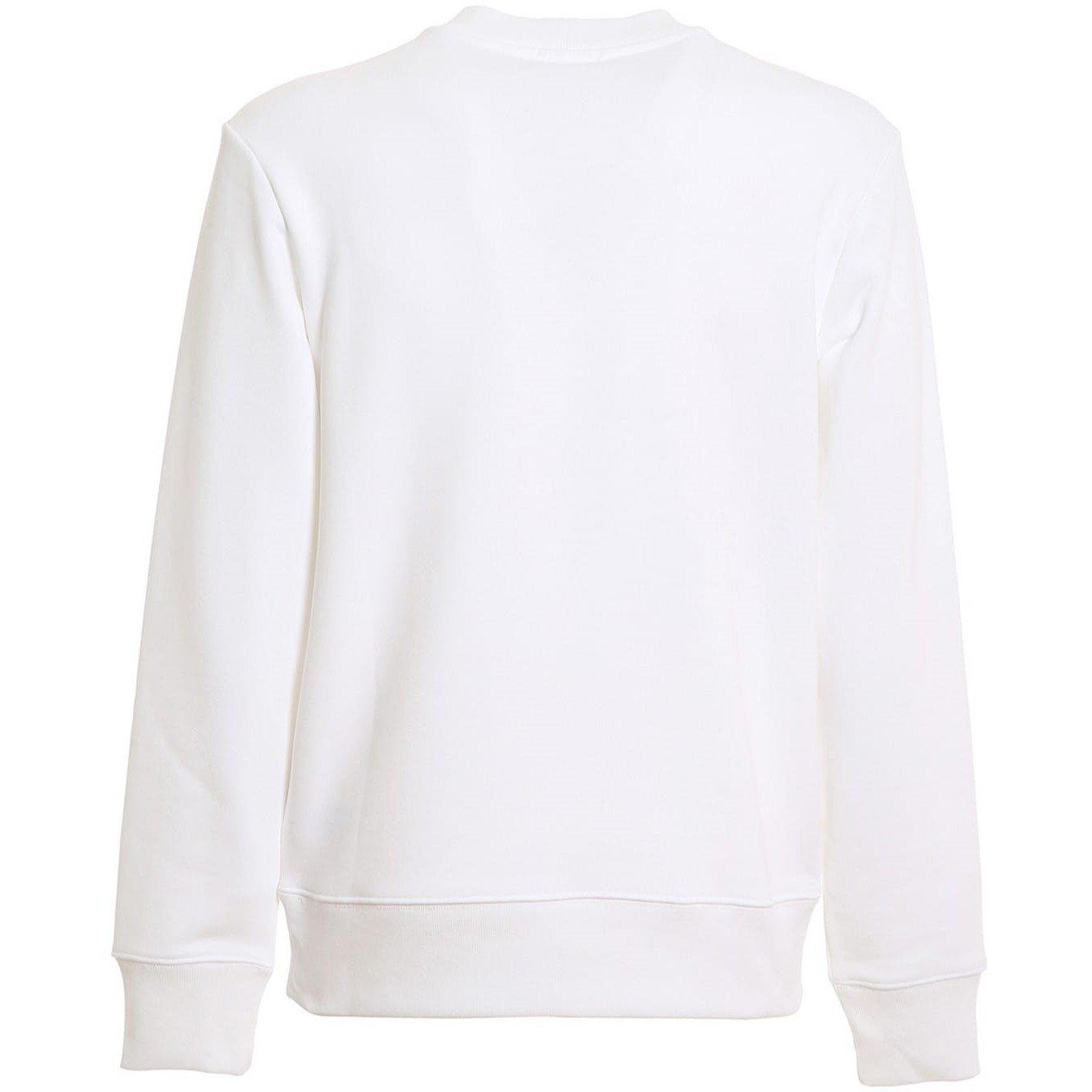 White - Lacoste - Unisex Minecraft Pixel Art Long Sleeve Sweatshirt - 2