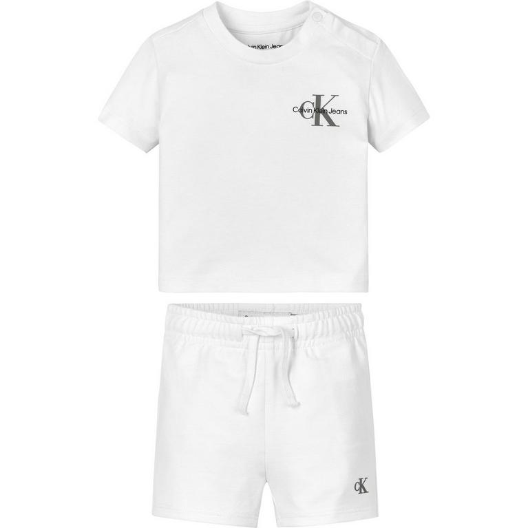 YAF blanc - Bugs Bunny Drawstring Shorts - Short Sleeve Logo Set Infants