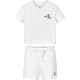 Calvin Klein CALVIN KLEIN 491 Jogginghose mit vertikalem Logo auf dem Bein in gebleichtem Stein