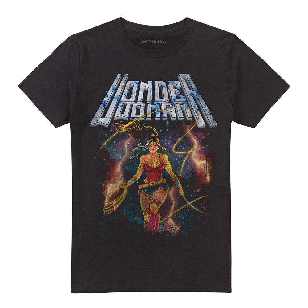 Black - DC Comics - Wonder Woman Galaxy Poster T-Shirt Black - 4