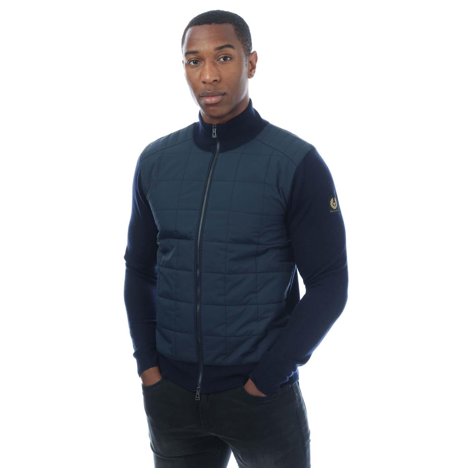 Navy - Belstaff - Kelbrook Zip Cardigan - 1