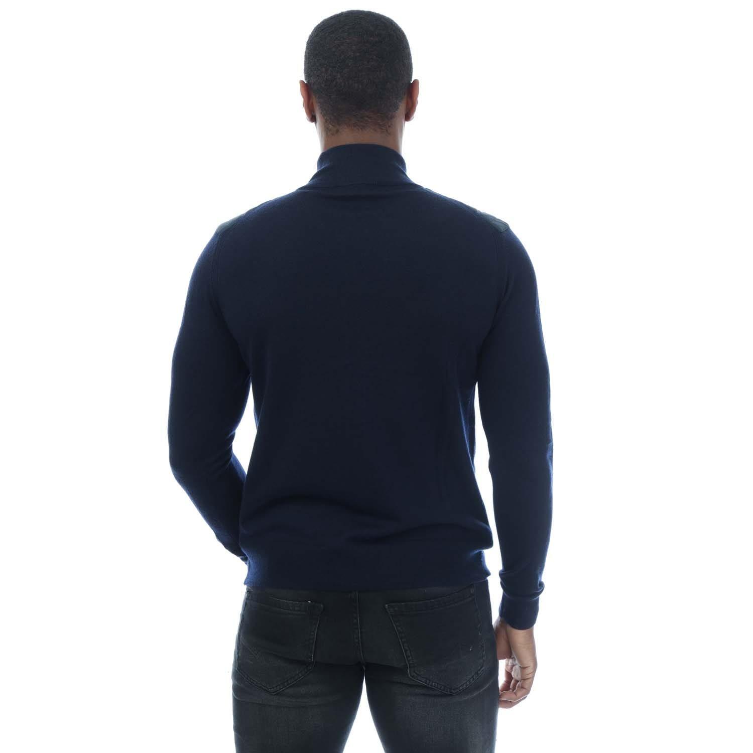 Navy - Belstaff - Kelbrook Zip Cardigan - 2