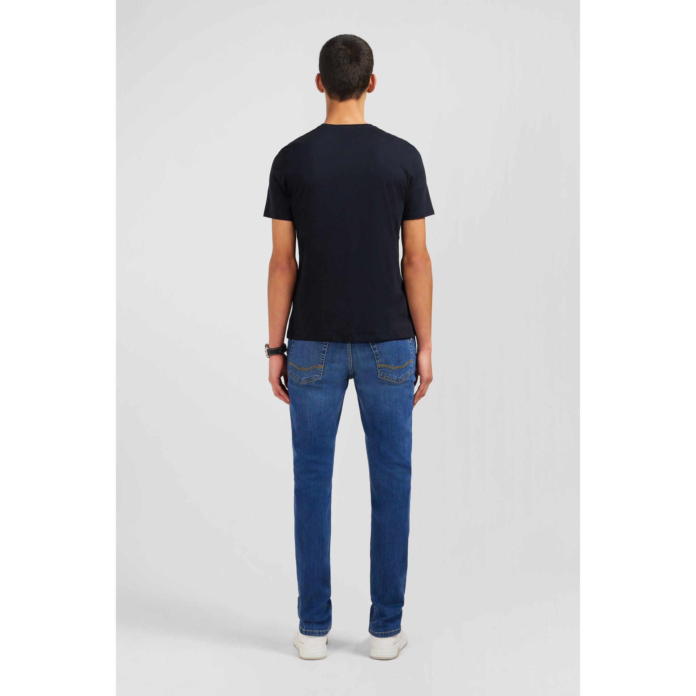 Blf - Eden Park - Pink V neck light pima cotton t-shirt - 4