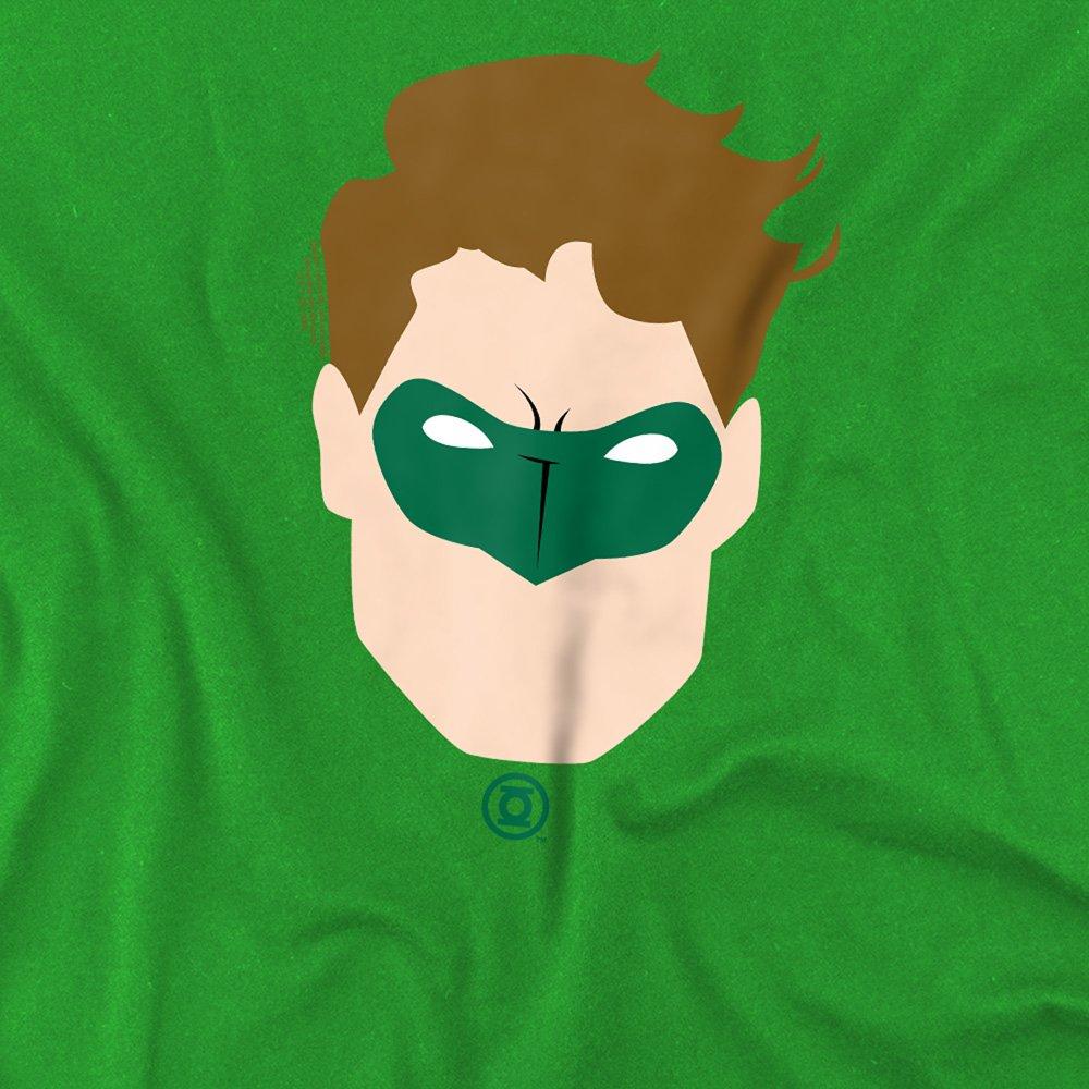 Green - DC Comics - Green Lantern Face Kids T-Shirt Kelly Green - 2