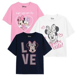 Disney Girls T-Shirts 3 Pack