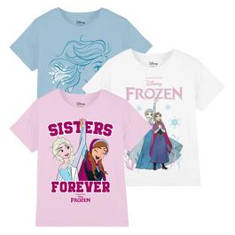 Disney Girls T-Shirts 3 Pack
