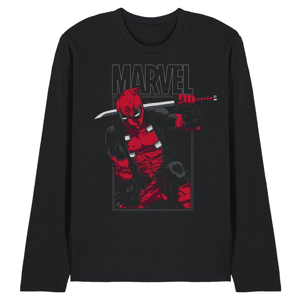 Black - Marvel - Deadpool Sword Long Sleeve T-Shirt - 1