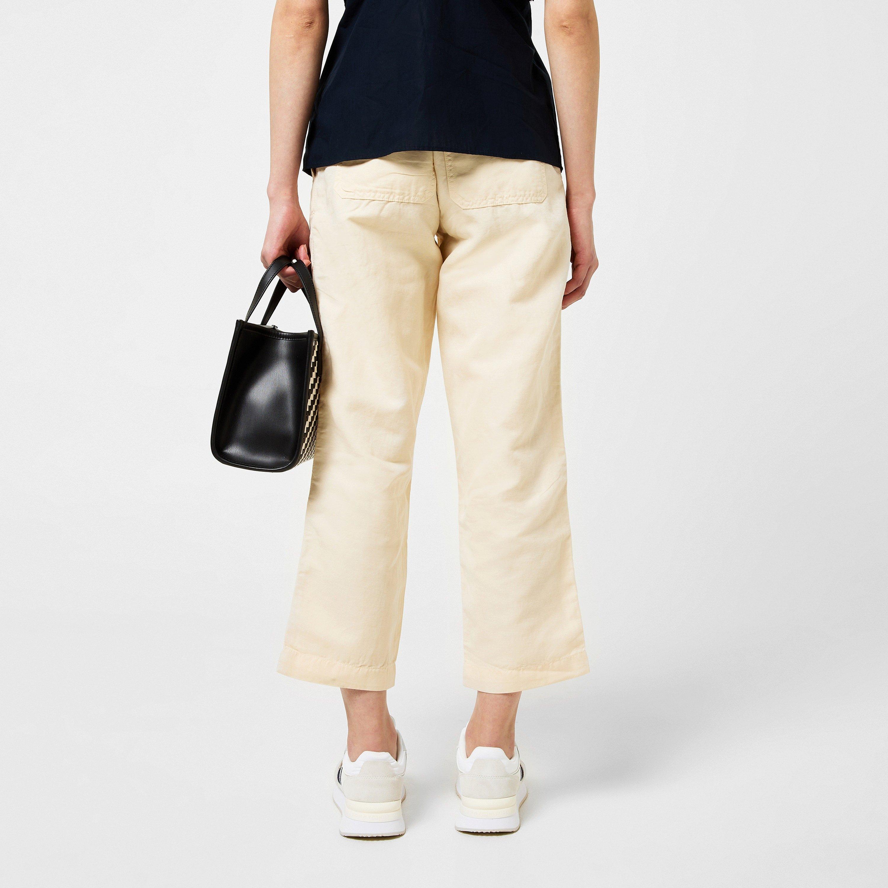 Calico - Tommy Hilfiger - Women's Linen Tailored Trousers - 3
