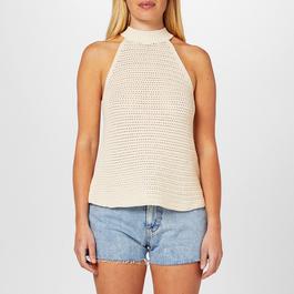 Tommy Hilfiger Crochet Halt Tank Top