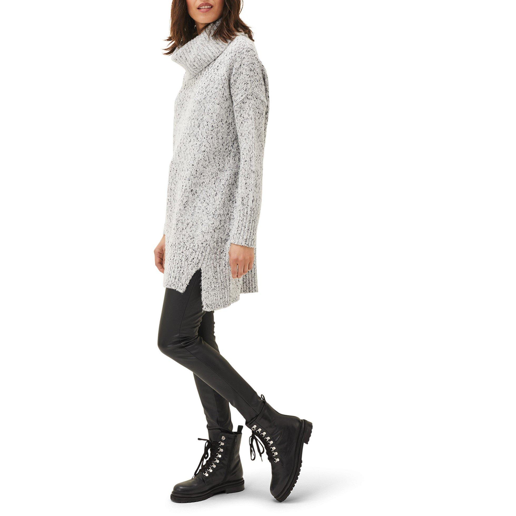 Grey - Phase Eight - Evia Fleck Knit Dress - 3