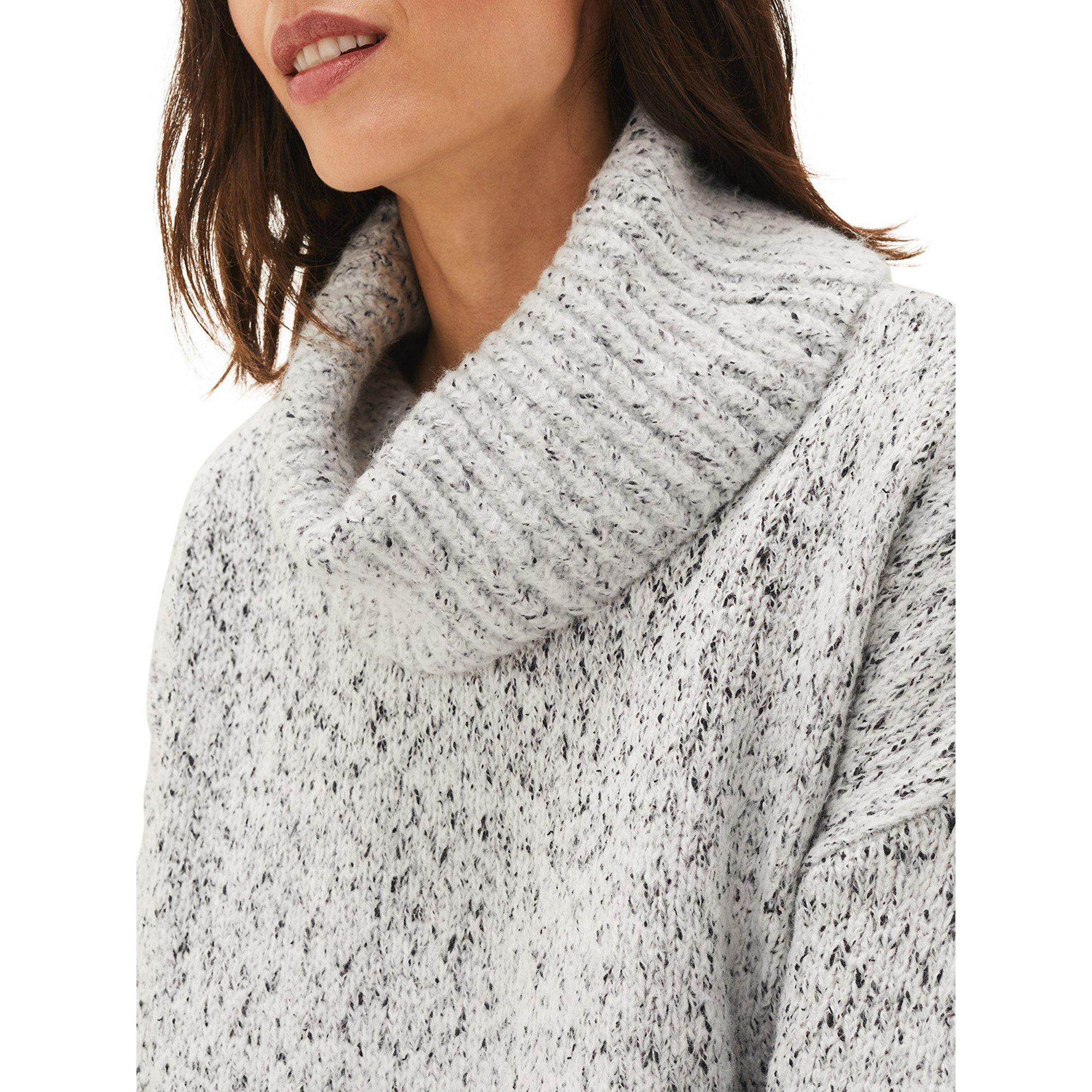 Grey - Phase Eight - Evia Fleck Knit Dress - 4