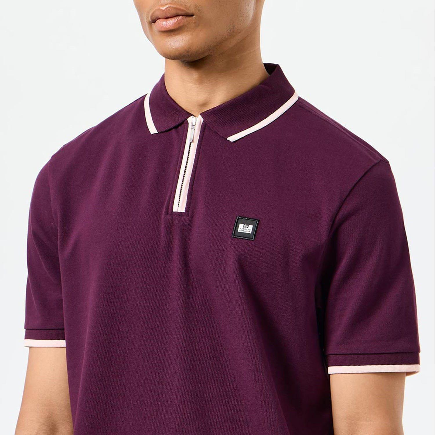 Berry - Weekend Offender - Shore Zipped Polo Shirt - 5