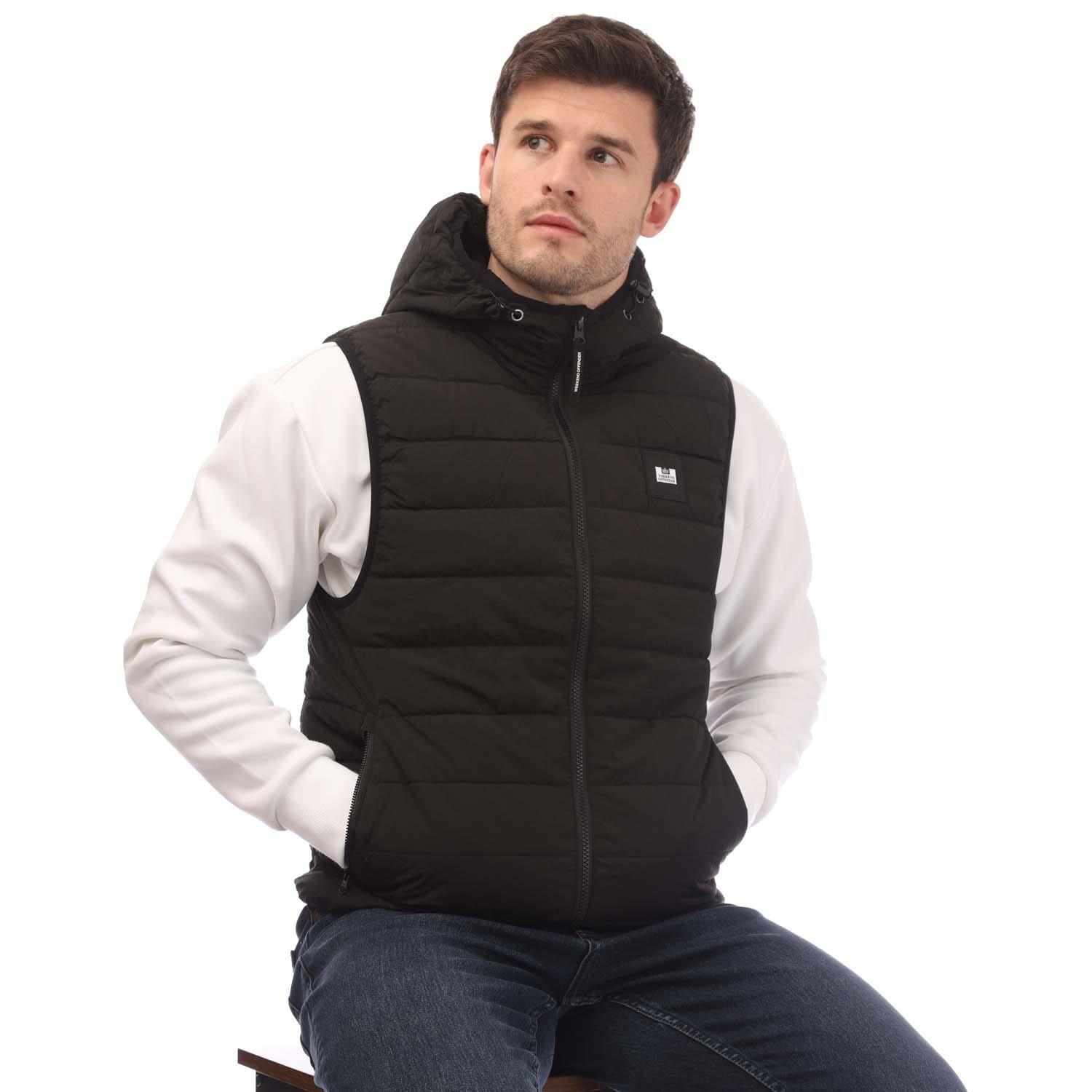 Black - Weekend Offender - Berg Lake Hooded Gilet - 4