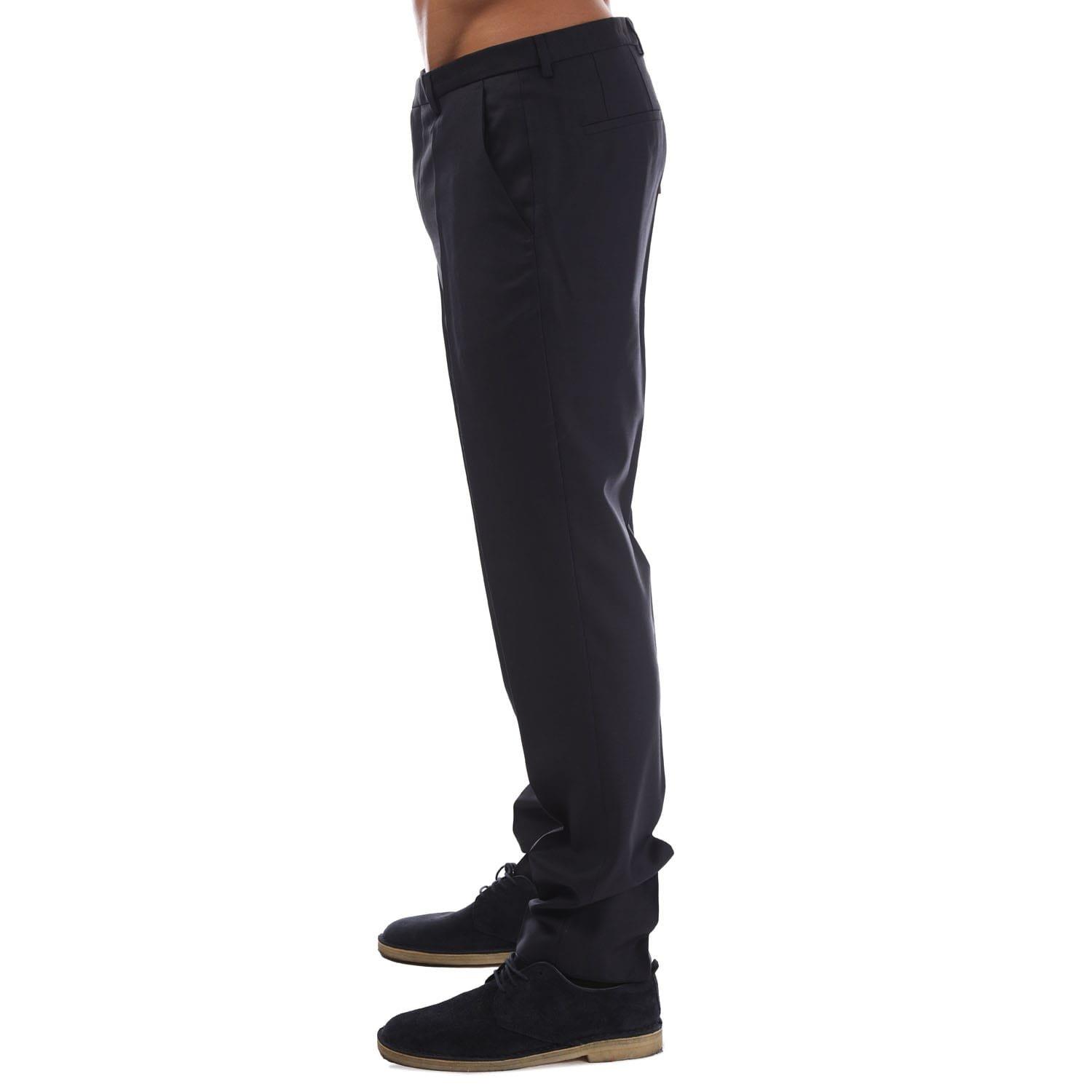 Dark Blue - Hugo - Simmons212 Trousers - 2