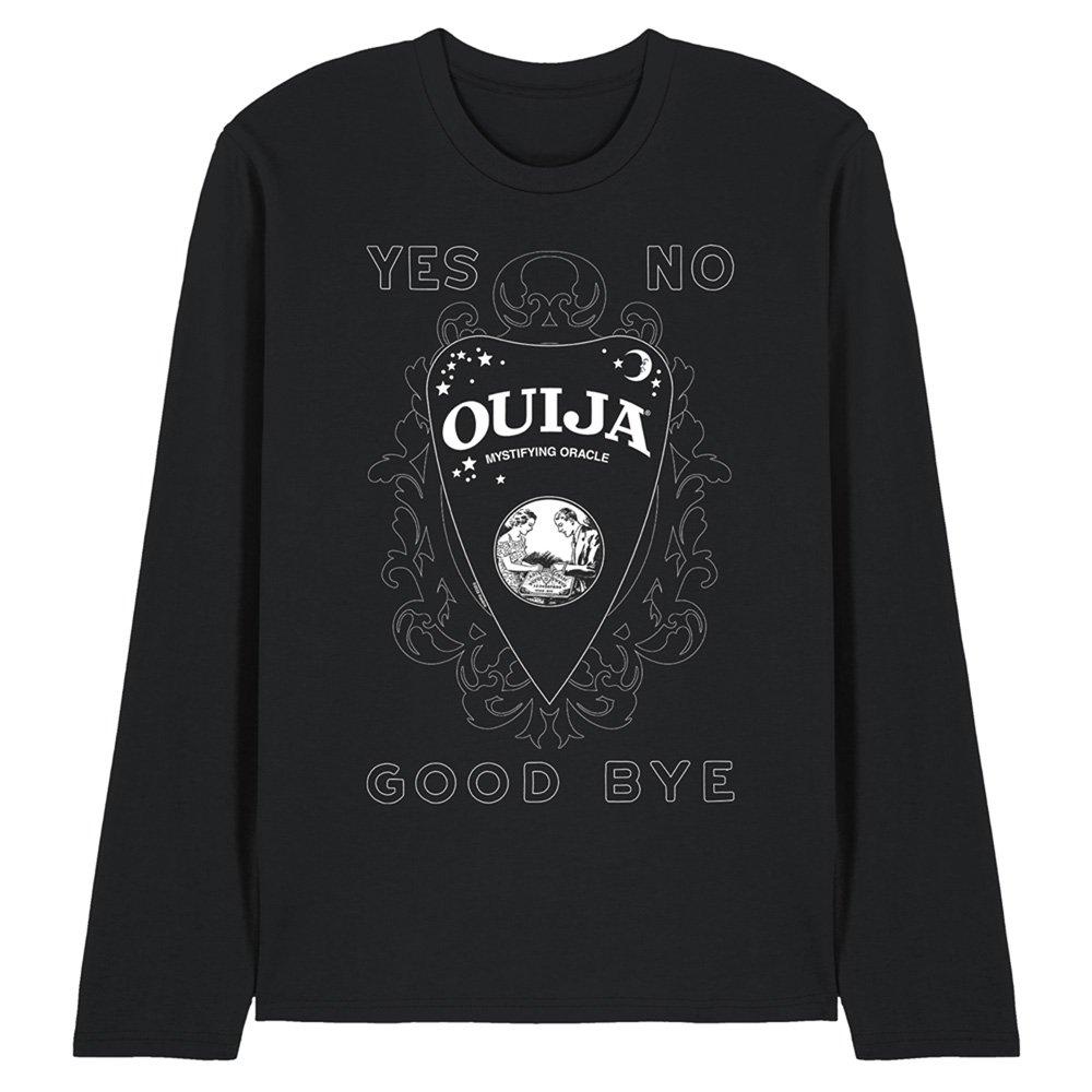 Hasbro Men's Ouija Yes No Goodbye With Planchette Long Sleeve T - Black - XXL
