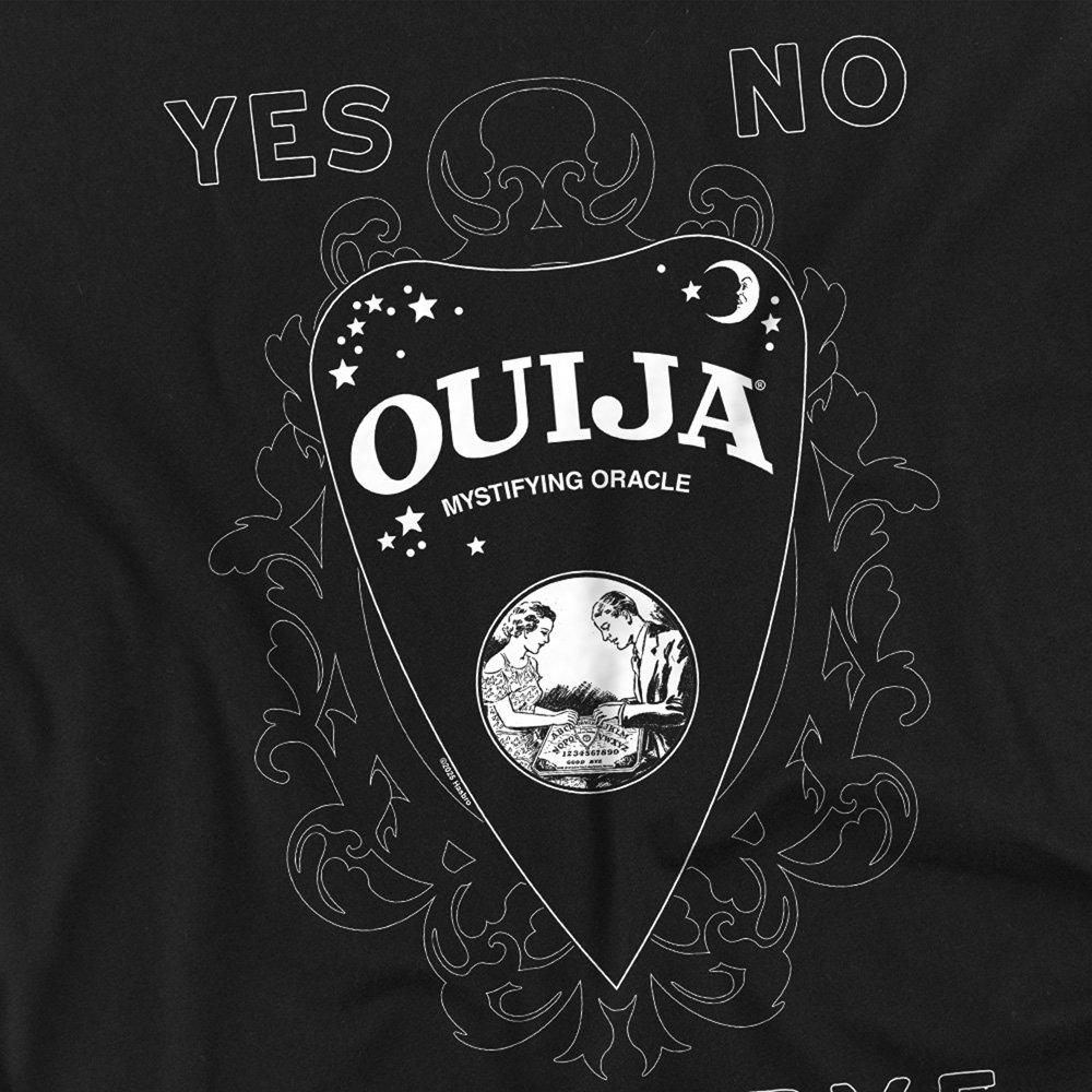 Black - Hasbro - Ouija Yes No Goodbye With Planchette Long Sleeve T - 2