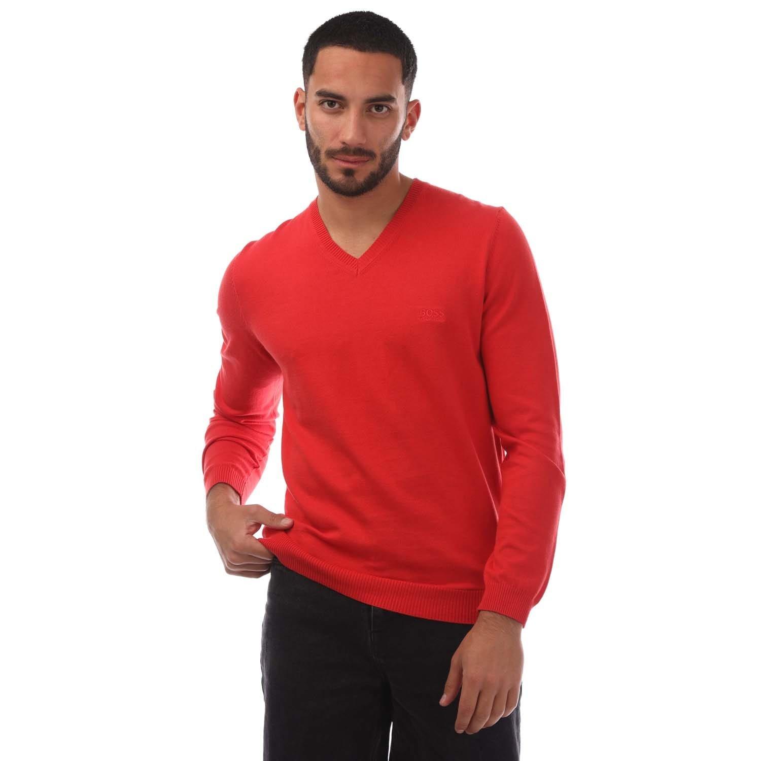 Red - Boss - Barnabas-4 Sweater - 1
