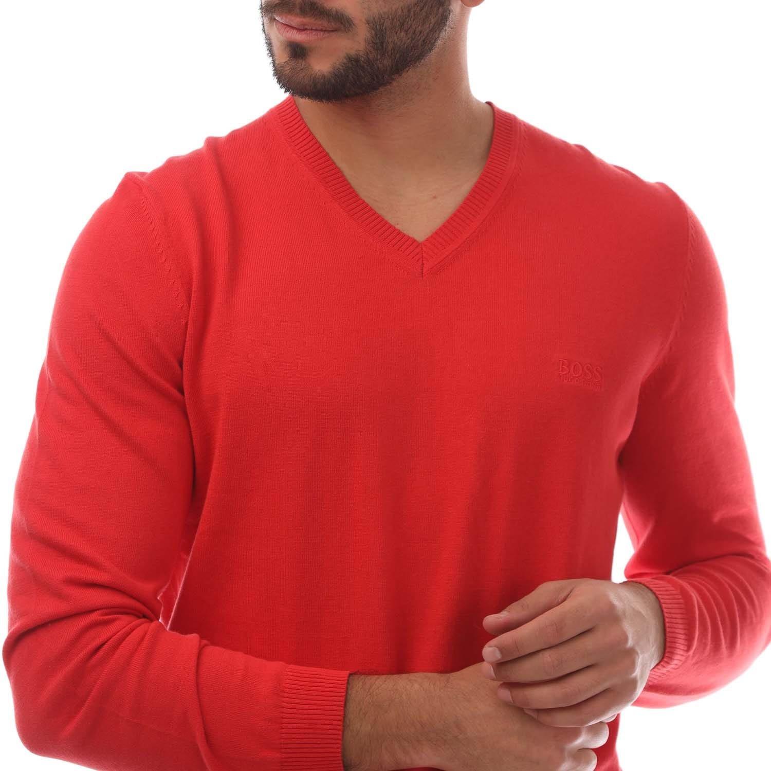 Red - Boss - Barnabas-4 Sweater - 2