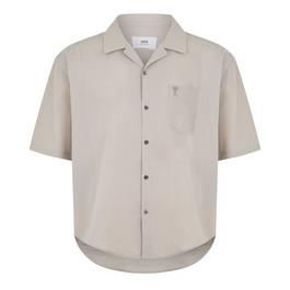 Ami Paris Tonal Adc Short Sleeve Shirt