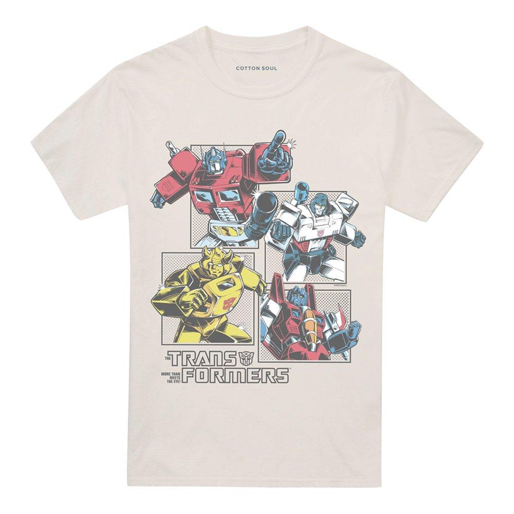 Beige - Hasbro - Transformers Generations Retro Comic Grid T-Shirt - 4