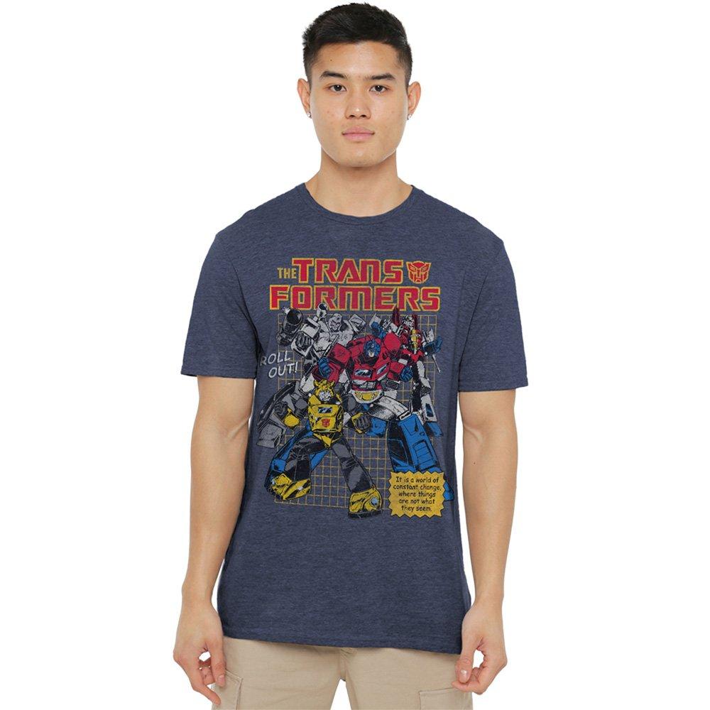 Navy - Hasbro - Transformers World Roll Out T Shirt Navy - 1