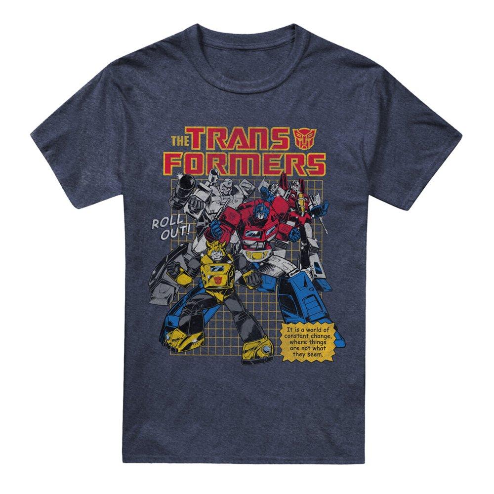 Navy - Hasbro - Transformers World Roll Out T Shirt Navy - 4