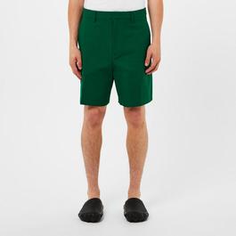 Valentino Stretch Cotton Canvas Bermuda Shorts