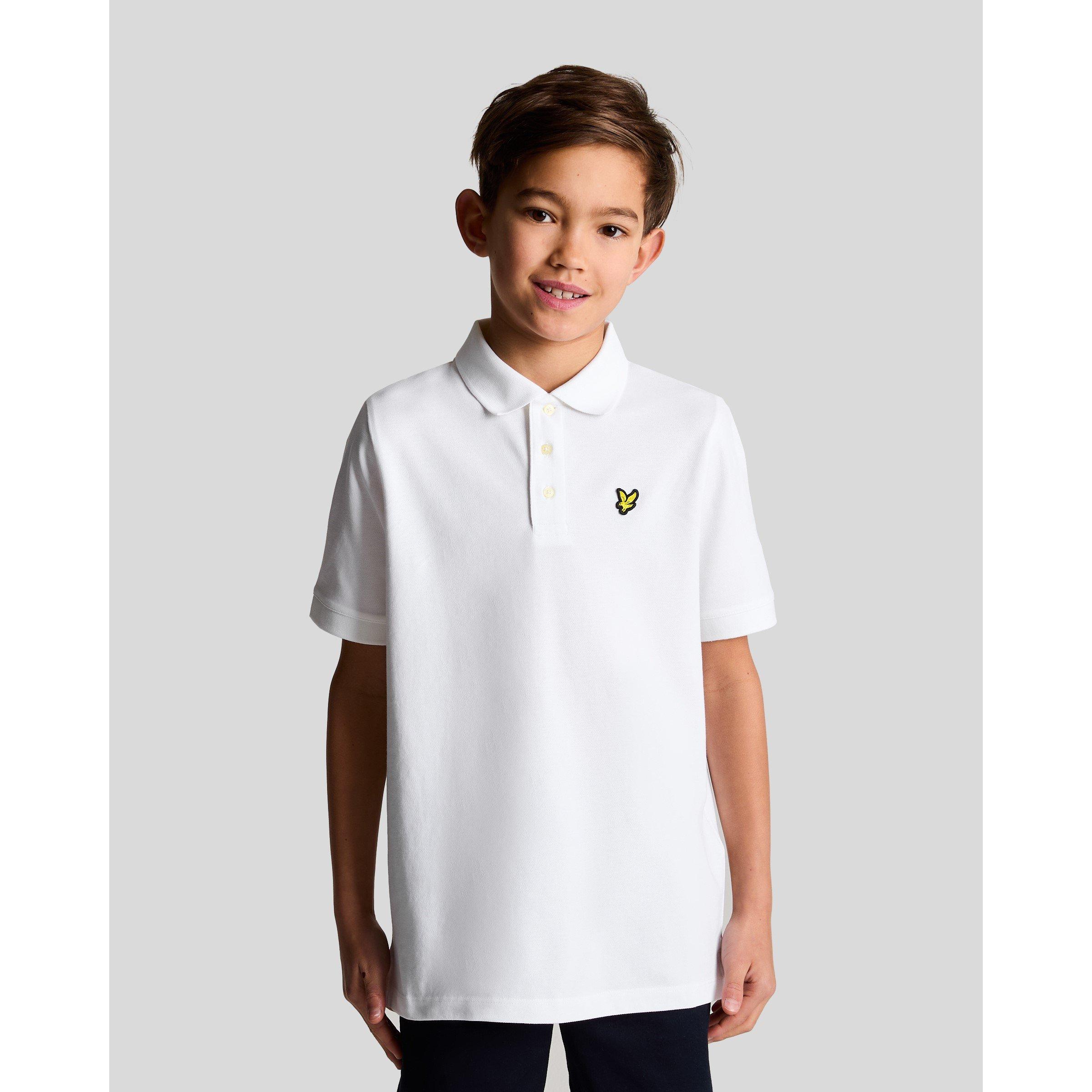 White 626 - Lyle and Scott - Unisex Kids' Classic Short-Sleeve Polo Shirt - 2