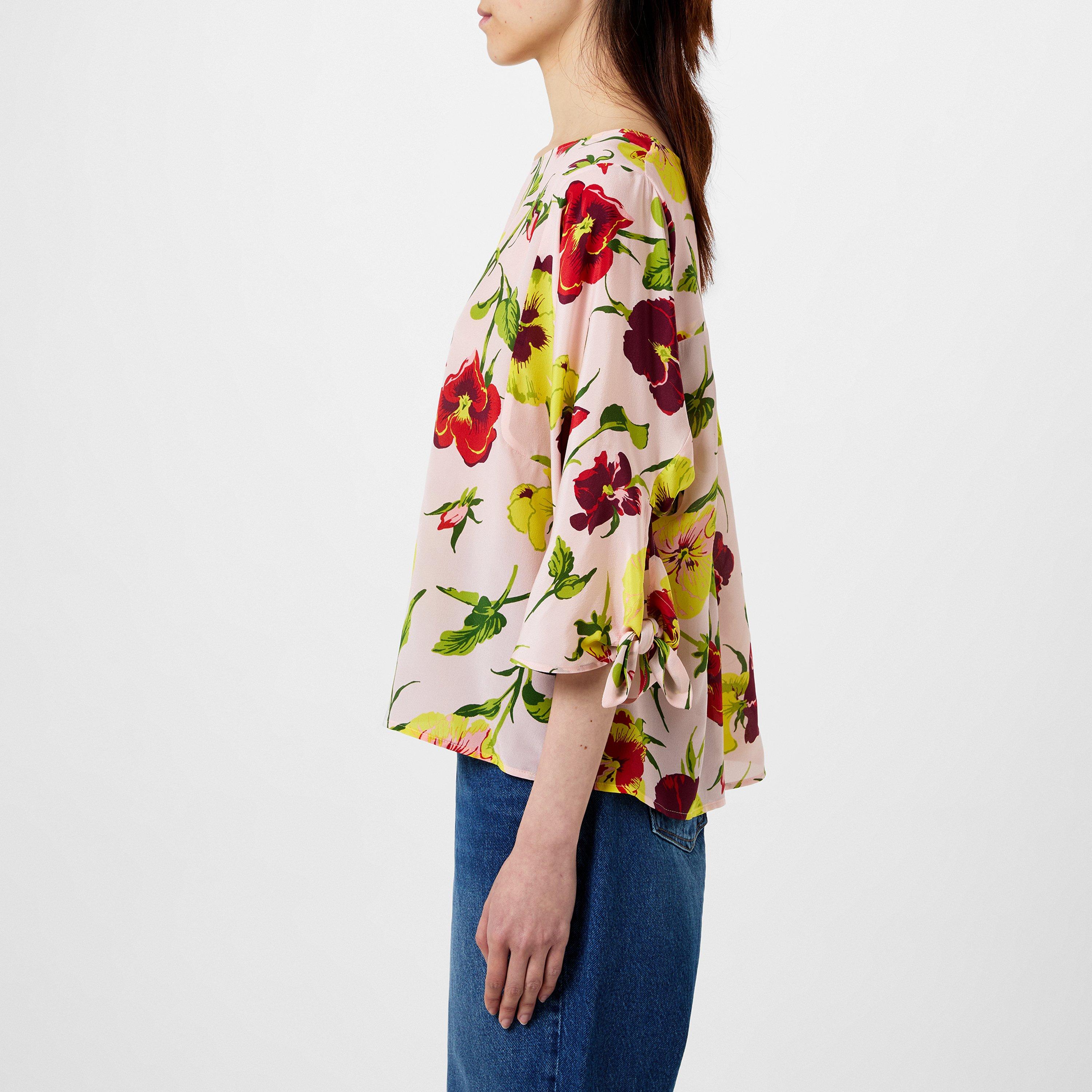 PINK - Weekend Max Mara - Women's Pomposa Floral Long Sleeve Shirt - 2