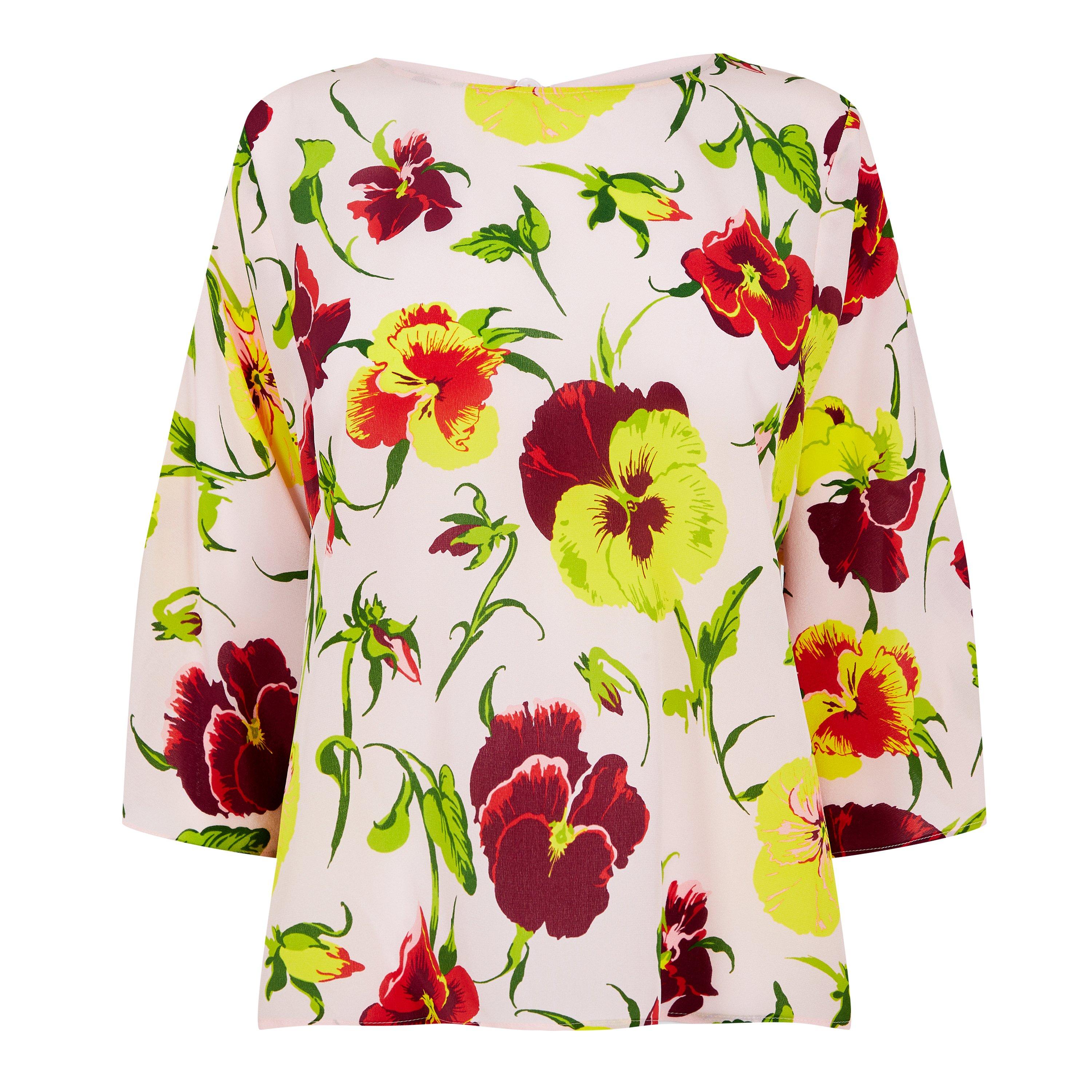 PINK - Weekend Max Mara - Women's Pomposa Floral Long Sleeve Shirt - 5