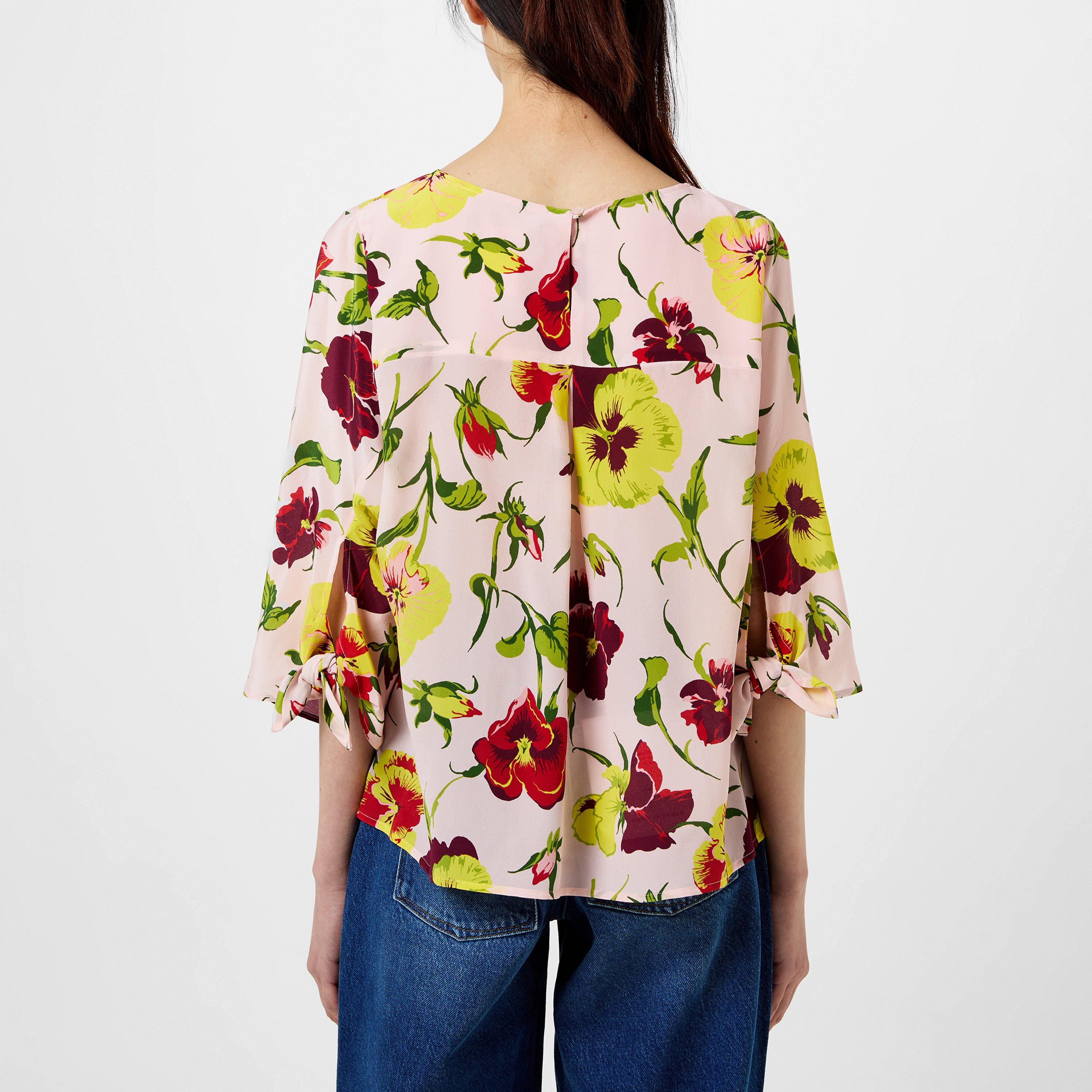 PINK - Weekend Max Mara - Women's Pomposa Floral Long Sleeve Shirt - 3