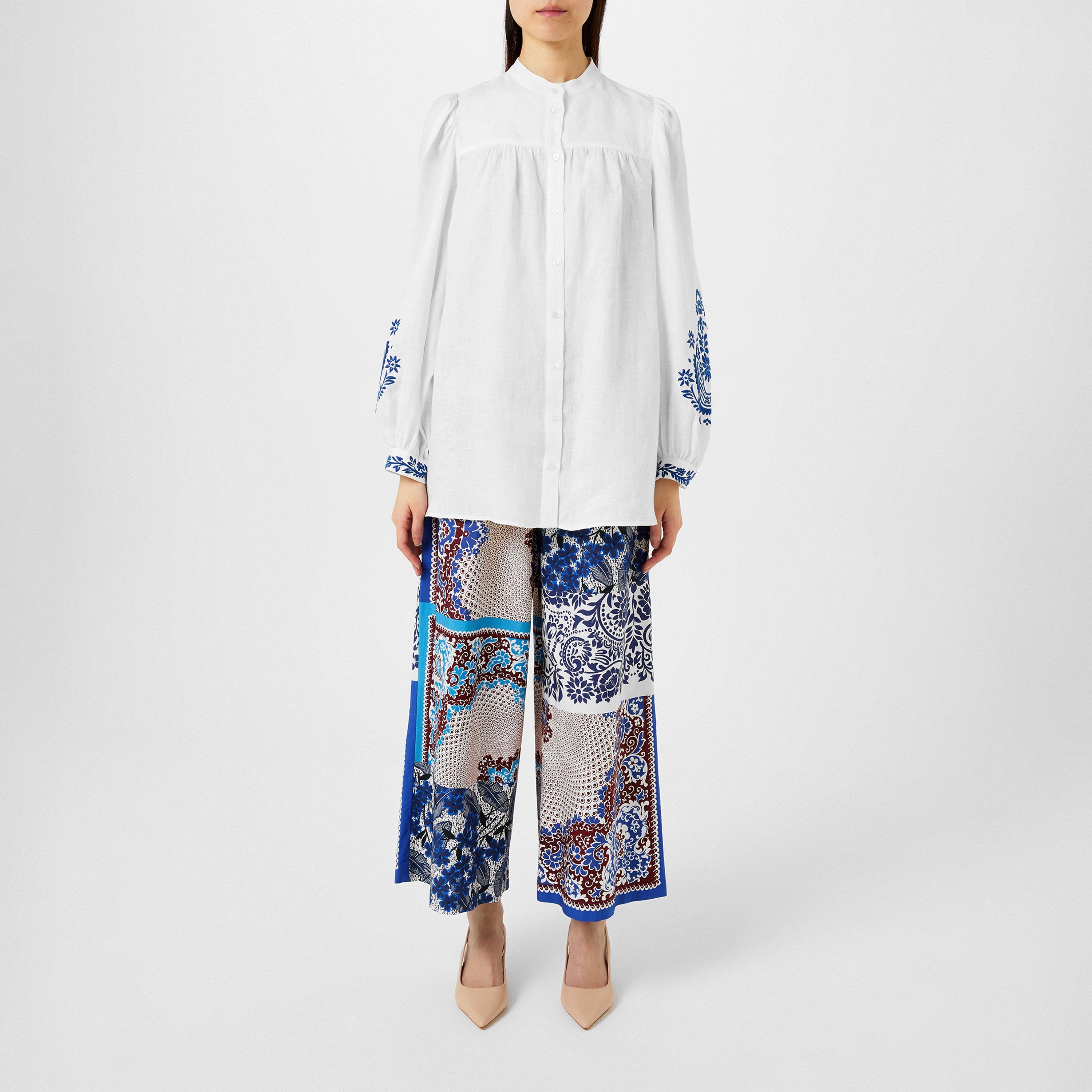 CORNFLOWER BLUE - Weekend Max Mara - Women's West Palazzo Trouser - 4