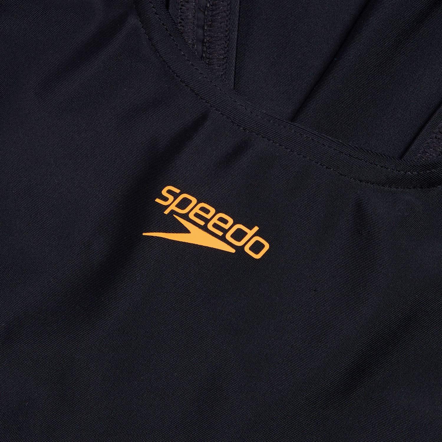 Black - Speedo - PLMT MSBK 1PC COSTUME JF BLACK/ORANGE - 4