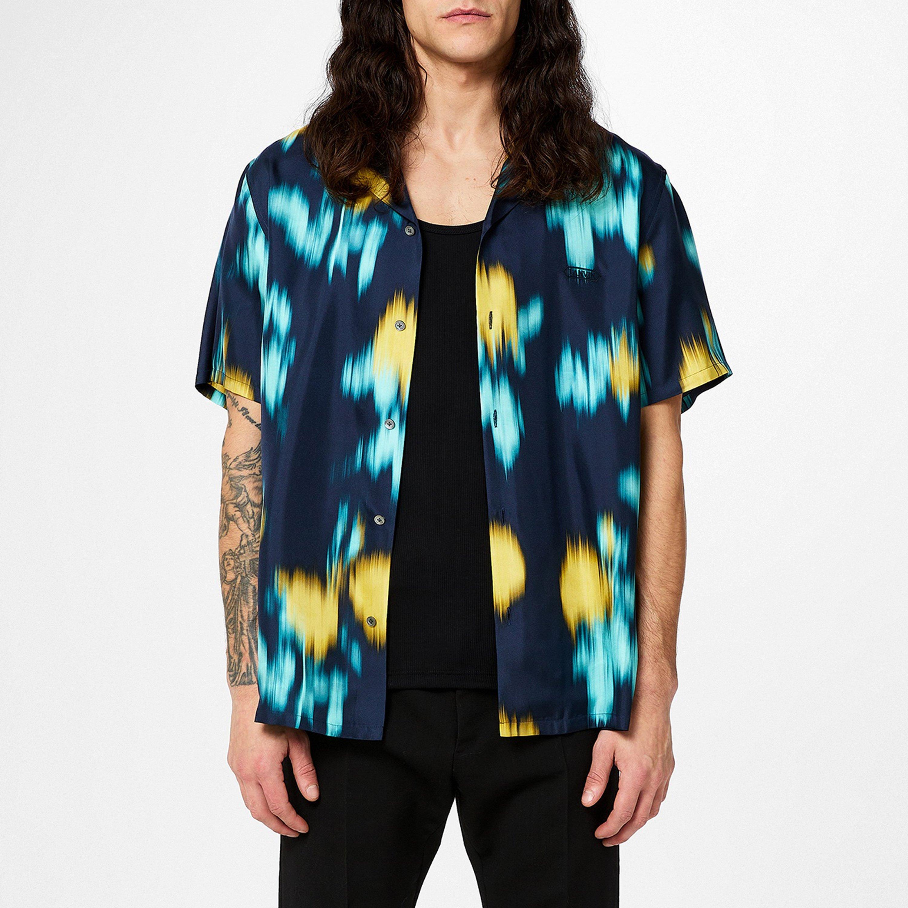 Thunder 277 - Lanvin - Blurred Floral Print Bowling Shirt - 1