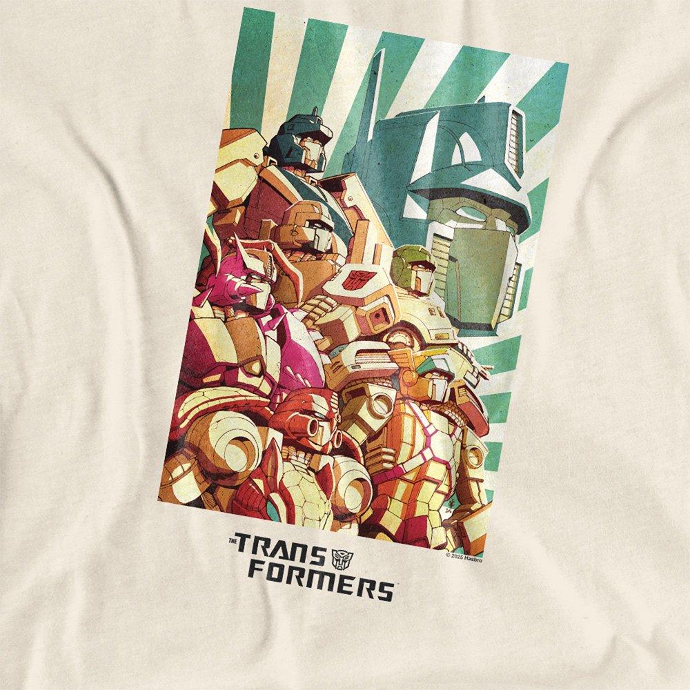 Beige - Hasbro - Transformers Autobots Assemble T Shirt Natural - 2