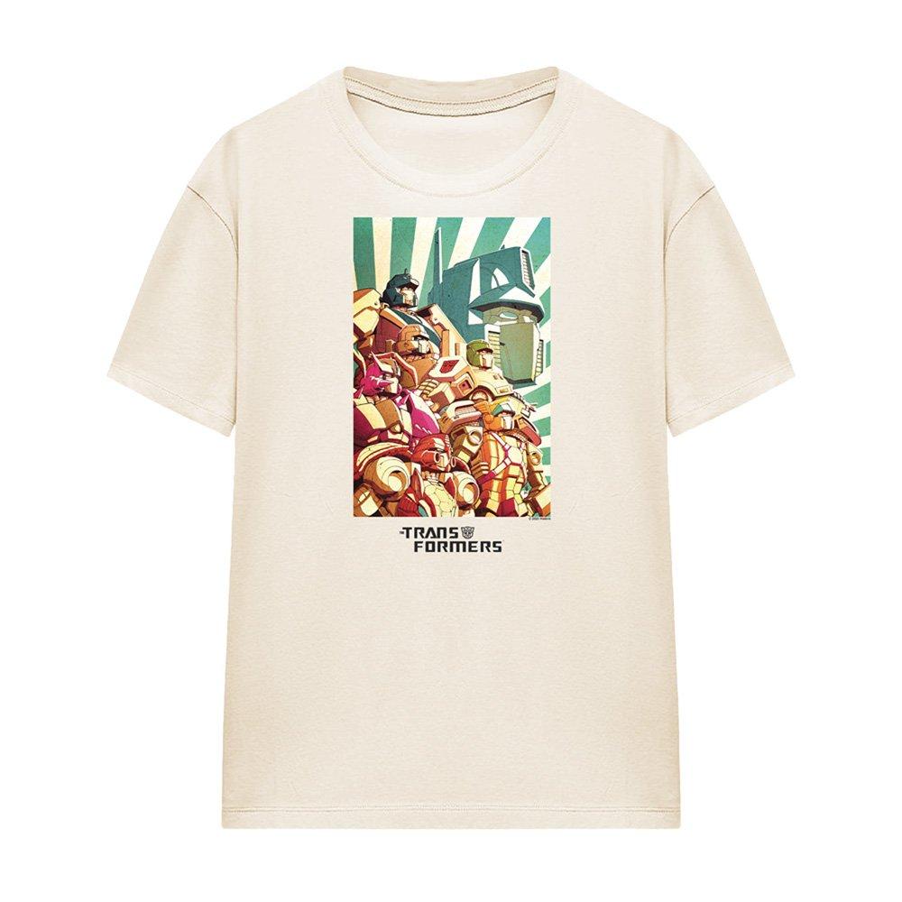 Beige - Hasbro - Transformers Autobots Assemble T Shirt Natural - 4