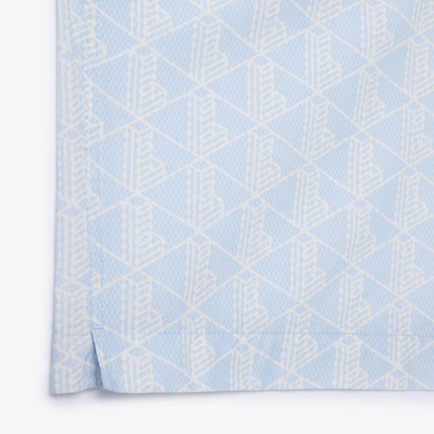 Light Blue - Lacoste - Relaxed Fit Short Sleeve Shirt - 2