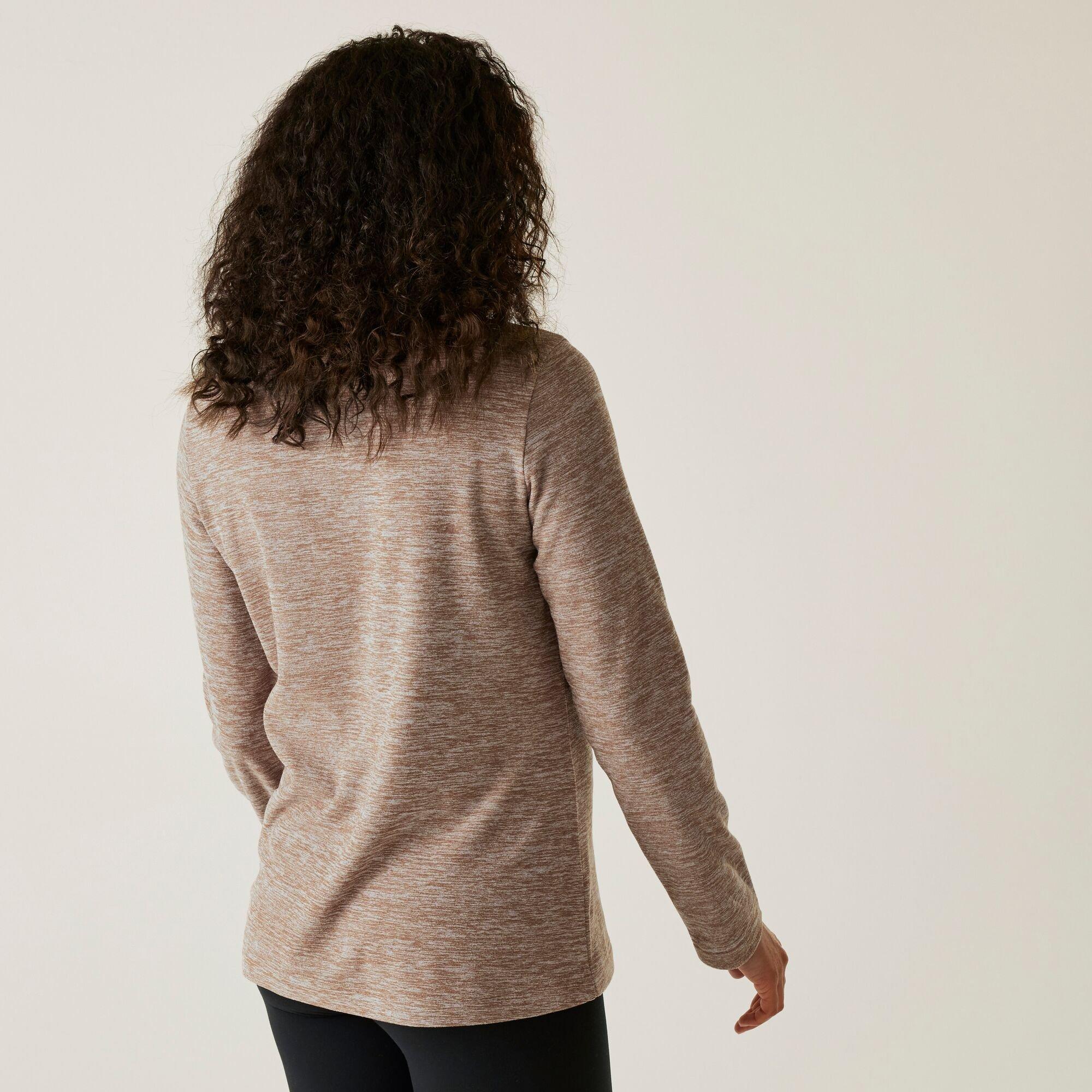 Brown - Regatta - Womens Sweethart Marl Anti-Pill Fleece - 2
