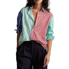 Polo Ralph Lauren Oversize Striped Cotton Fun Shirt