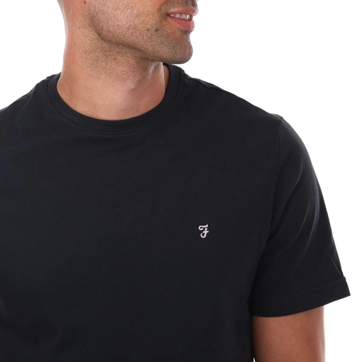 Marineblå - Farah - Eddie Short Sleeve T-Shirt - 3
