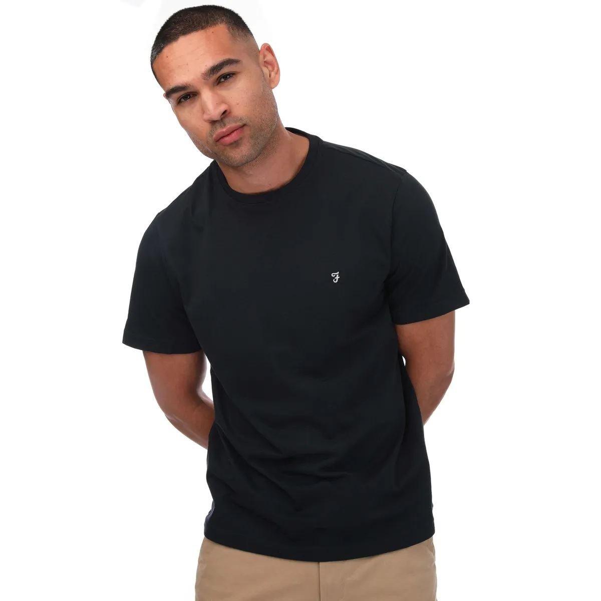 Marineblå - Farah - Eddie Short Sleeve T-Shirt - 4