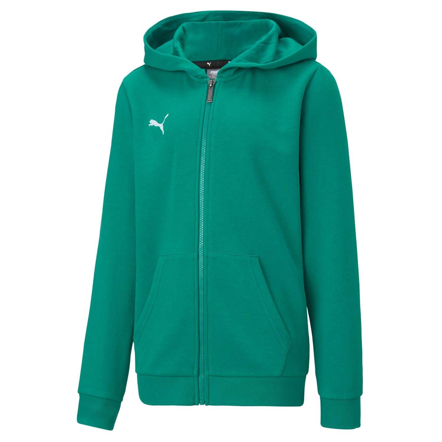 Green - Puma - TeamGOAL 23 Casuals Hooded Jacket - 1