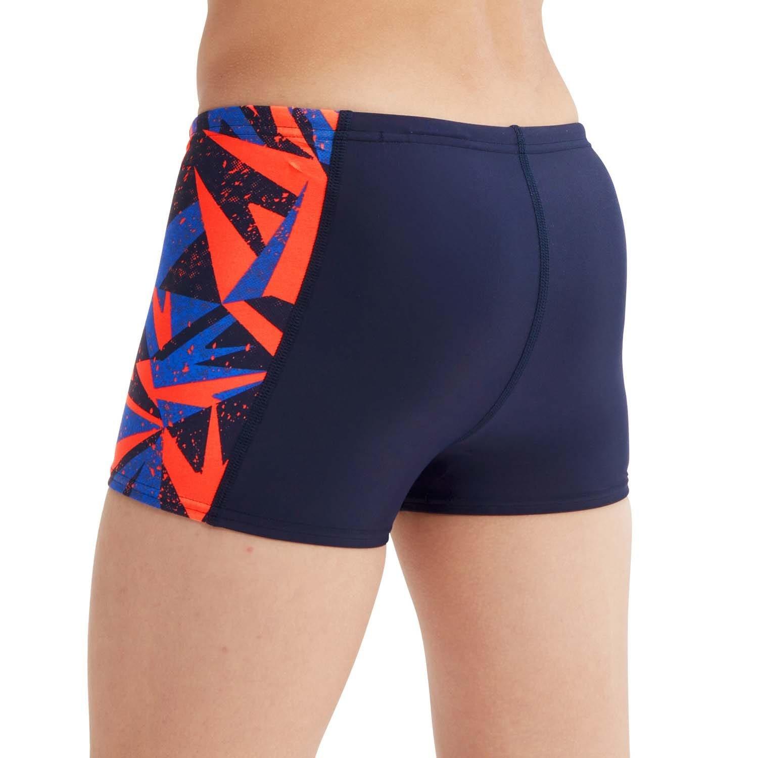 Navy Orange - Speedo - Hyper Boom Panel Jammer Shorts - 3