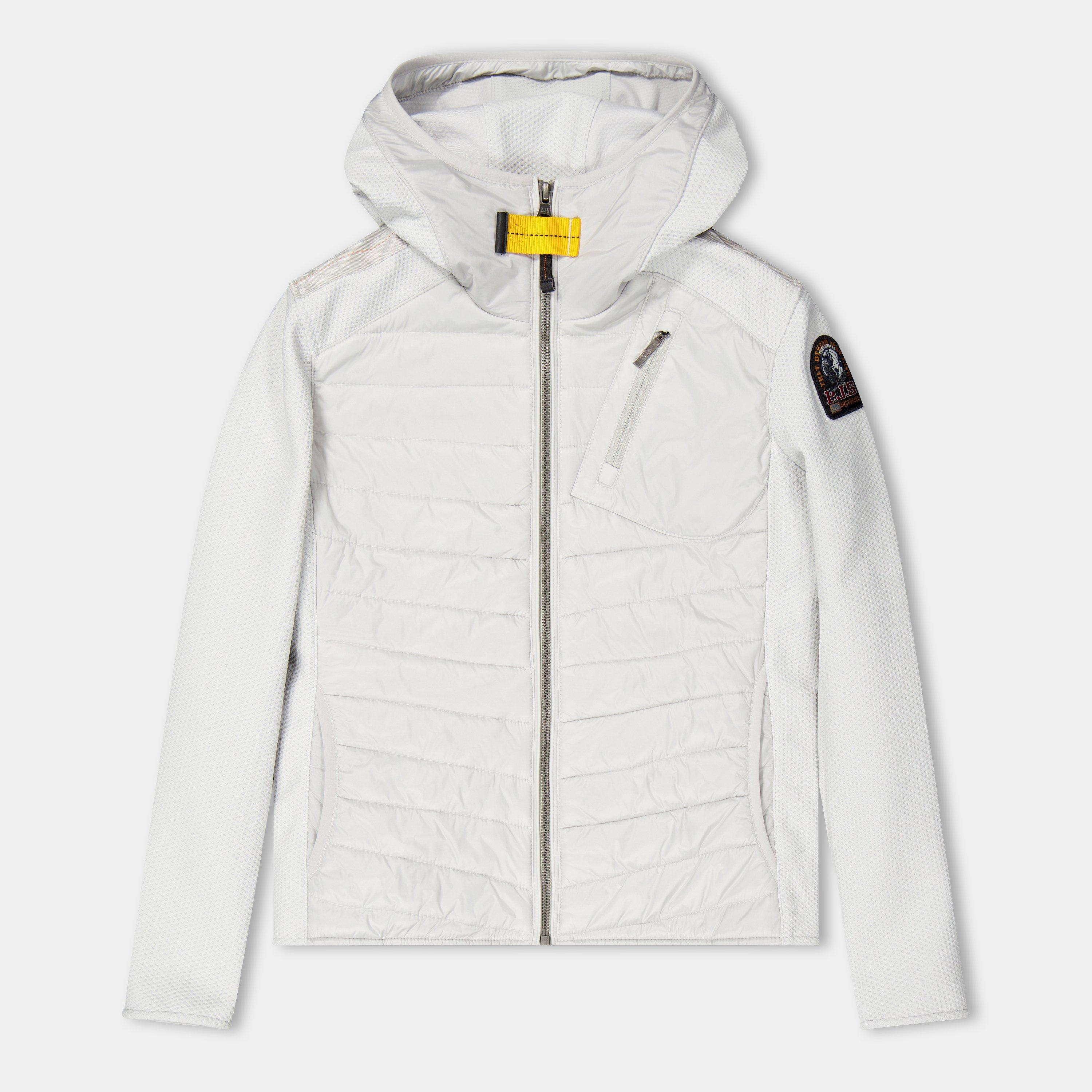 Parajumpers Boys Kids' Nolan Hooded Synthetic Long Sleeve Short Puffer Jacket - Ghiaccio 0324 - 10Y
