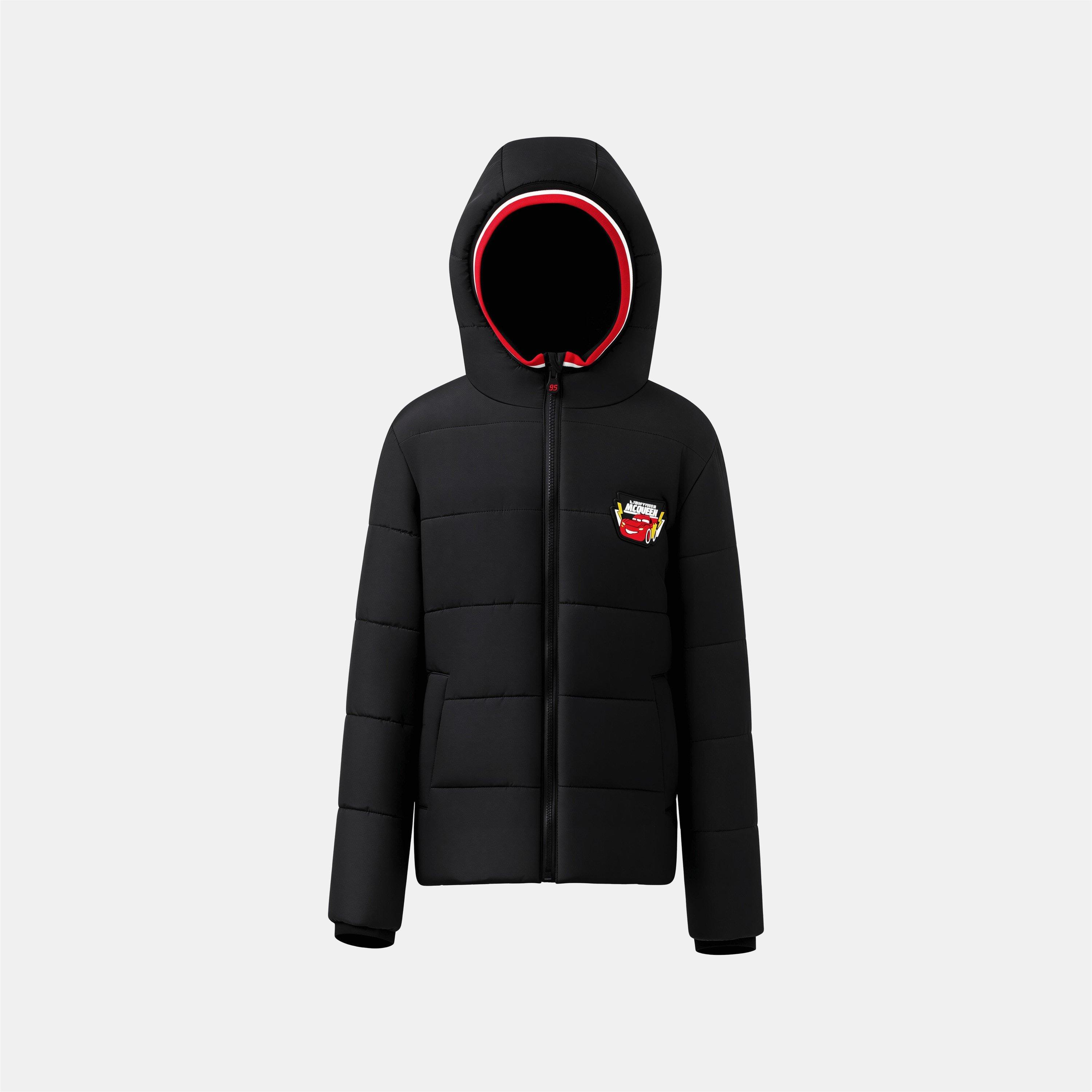 Kids Disney Hooded Long Sleeve Short Puffer Jacket