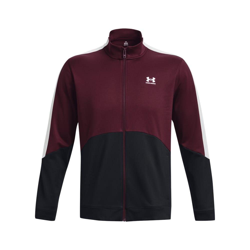 Black - Under Armour - Tricot Fashion Jacket Warmup Tops - 1