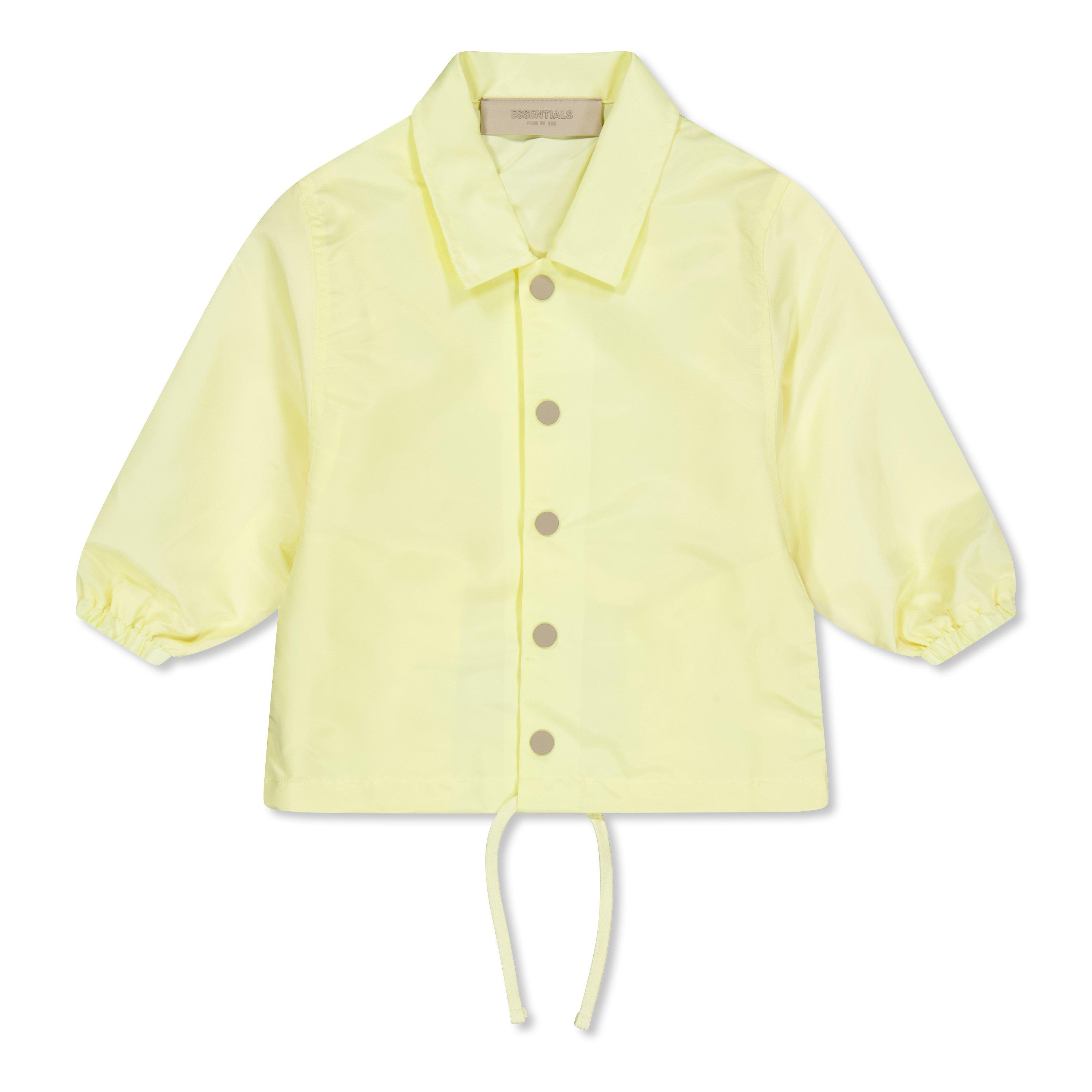 Fear Of God Essentials  Kids ' Coaches Coach Jacket - Canary - 12 Yrs
