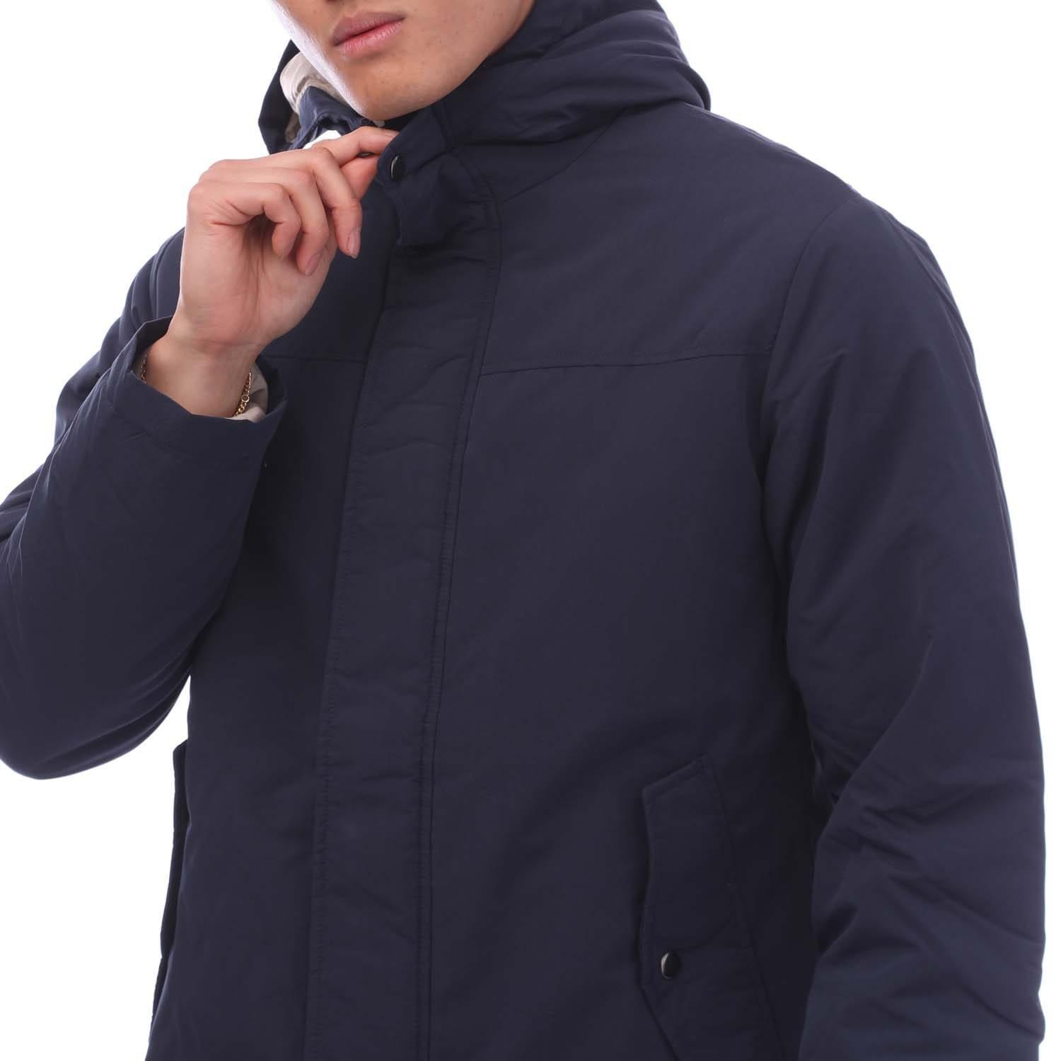 Navy - Jack and Jones - Fen Parka Jacket - 3